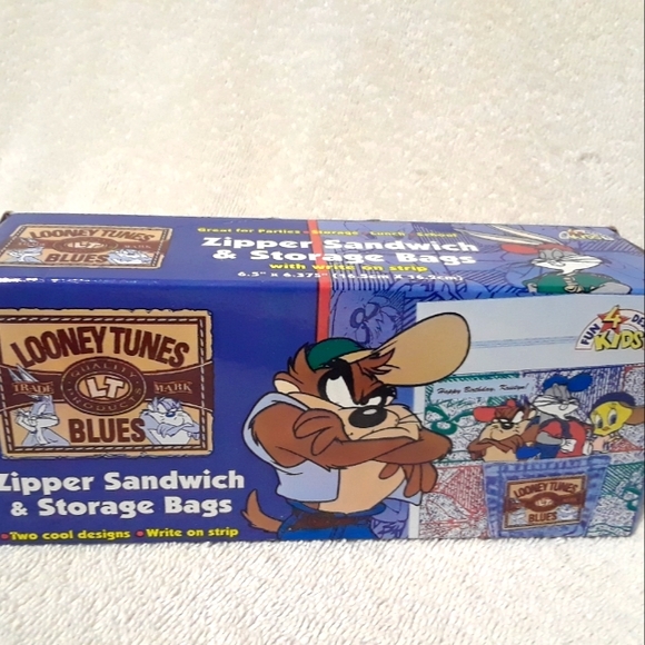Vintage Looney tunes zipper sandwich bags